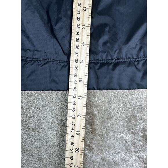 Nike Boys Size 6 Black Gray Coat Jacket Color-Block Zip-up Hooded Warm Winter - Picture 5 of 7